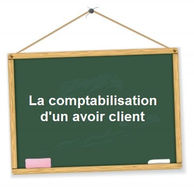 comptabilisation avoir client