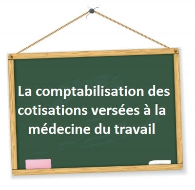 comptabilisation medecine du travail